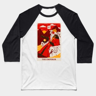 The Emperor - Tarot Baseball T-Shirt